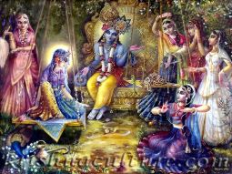 Radha in Balance Canvas Art